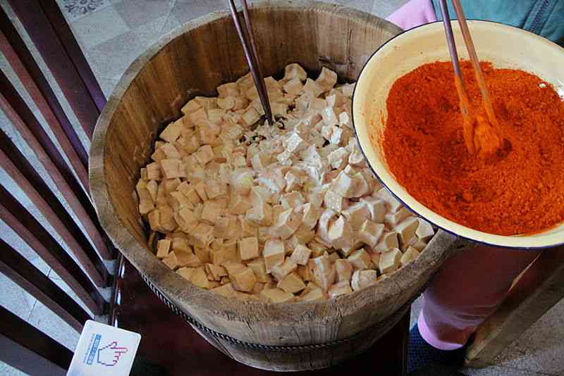 婺源特色小吃,霉豆腐