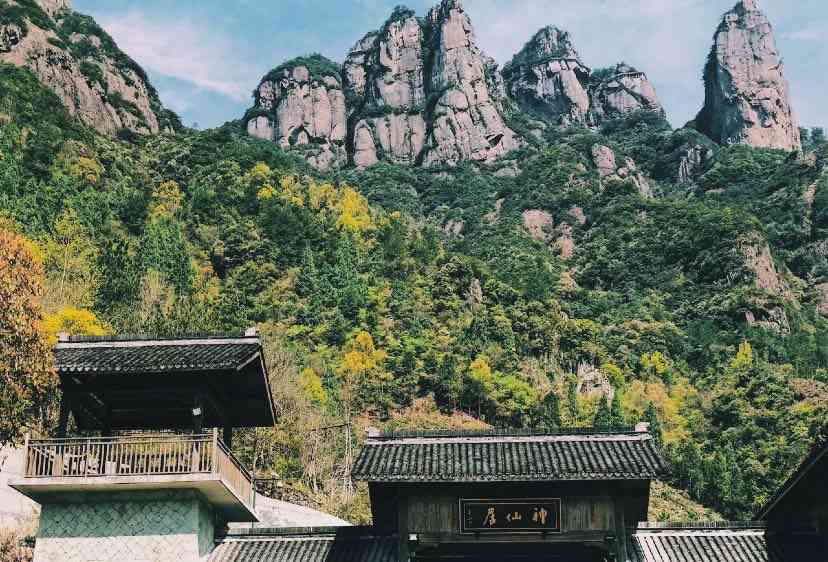 来台州神仙居旅游,看山明水秀云雾飘渺