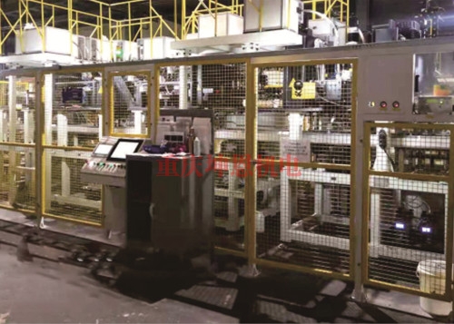 發動機缸體91视频黄片免费碗形塞自動塗膠、壓裝檢漏生產線(動力輥道線）