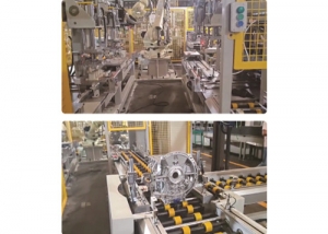 上缸體下缸體螺釘拆卸、檢漏、合箱生產線