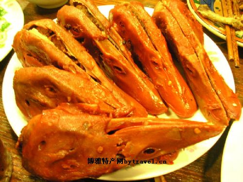麻辣鸭头